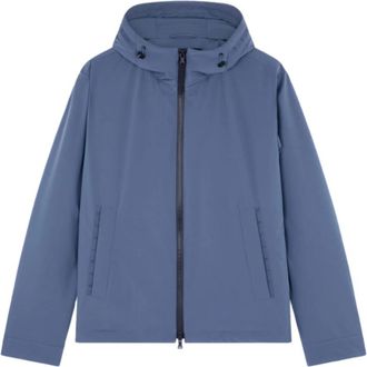 Paul & Shark Stijlvolle Jas - Heren - Zomerjassen - Blauw - L - Polyester - Jassen
