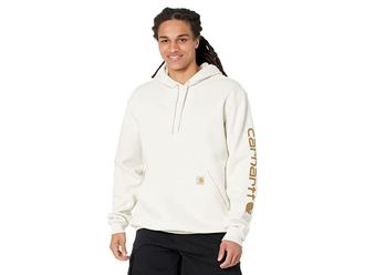 Carhartt Work in Progress Loose Fit Midweight Logo Sleeve Graphic Sweatshirt Mens Sweatshirt Malt : 2XL (Reg), Cotton/Fleece/Polyester
