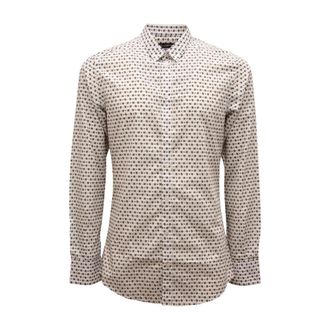 Dolce & Gabbana Heren, Overhemden, Wit, Maat: M Katoen