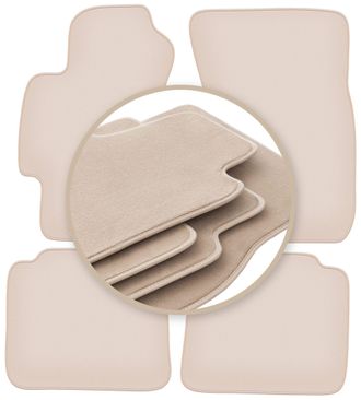 OEM Alfombrillas Beige Premium Para Subaru Legacy Iv B4 Familiar, Sed&aacute;n, Touring, Familiar 2003-2009