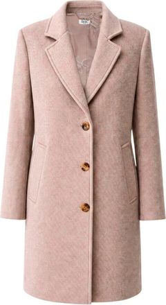 Liu Jo Abrigo Midi en Mezcla de Lana - Coats - Mujer - Rosa - S