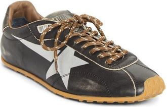 Golden Goose Marathon Speed Sneaker in Black/Silver at Nordstrom, Size 12Us