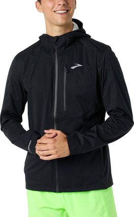 Brooks High Point Waterproof Jacket In Black