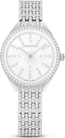 Swarovski Attract Quartz Crystal Silver Dial Ladies Watch 5644062