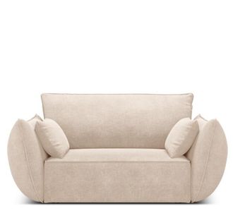 BLOOMINGLOFT Design Designsessel Vanda - Chenille-Bezug