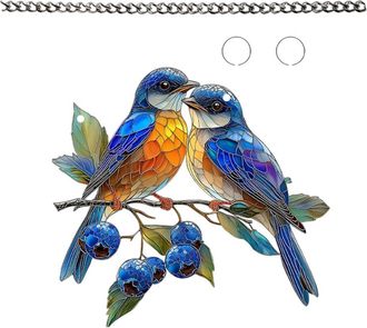 OEM Adorno Colgante De P&aacute;jaro Colorido De Acr&iacute;lico Fino 2d - F303 2