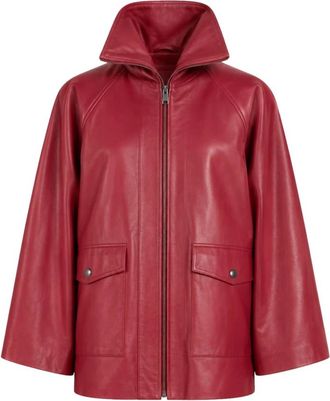 Liviana Conti Chaqueta de Cuero - Jackets - Mujer - Rojo - M