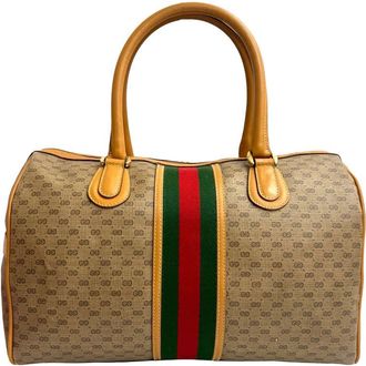 Gucci Pre-owned Gucci Micro GG Supreme Web Boston Bag Ladies 002 40 0168