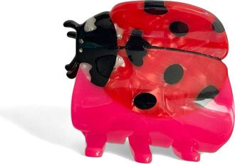 Centinelle Ladybug Hair Claw in Pink at Nordstrom