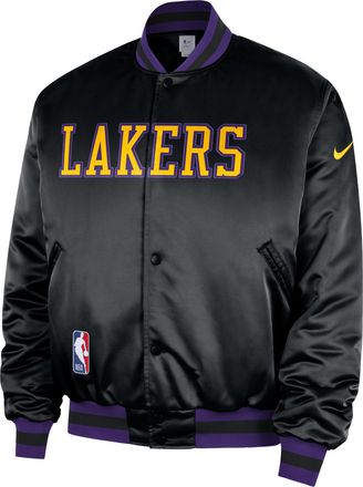 Nike Los Angeles Lakers City Edition Nike Mens NBA Premium Jacket in Black | HQ5765-010