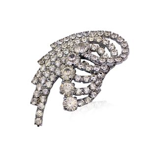 Dolce & Gabbana Dolce & Gabbana metalen broche met kristallen
