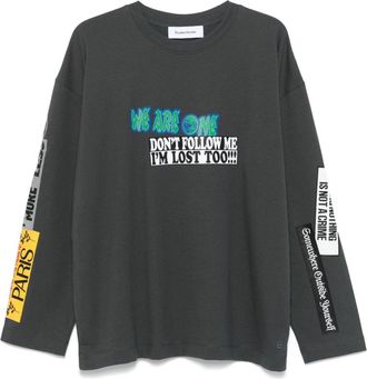 &Eacute;tudes Studio T-shirt con stampa sticker - Grigio