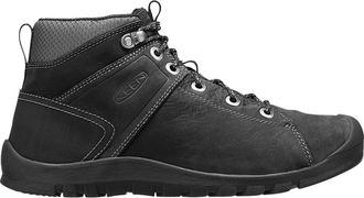 Keen Mens Citizen Mid Waterproof Boot In Black Suede
