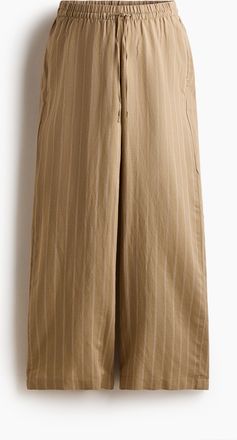 H&M MAMA Before & After Hose aus Leinenmix - Beige