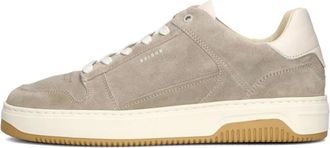 Nubikk Schoenen, Heren, Beige, 41 EU, Leer, Basket Court Miele Sneakers