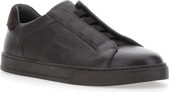 Doucal's Mens Sneakers Spencer Brown Calf Leather Trainers