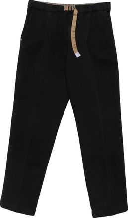 White Sand Broek met ceintuur - Zwart