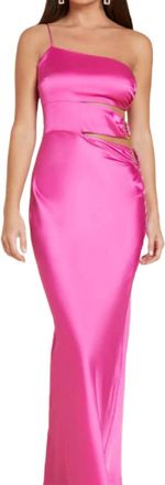 Runaway The Label Sawyer Maxi Dress In Orchid Pink