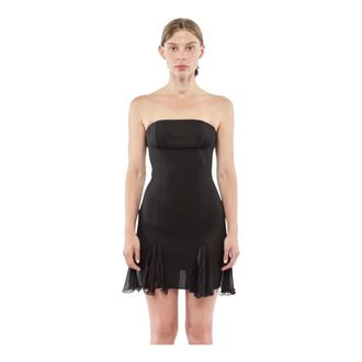 Nensi Dojaka Nensi Dojaka, Dames, Jurken, Zwart, Maat: XL Viscose