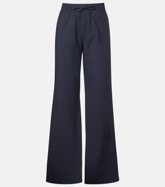 Dorothee Schumacher Pantalones anchos Poplin Power II de popel&iacute;n