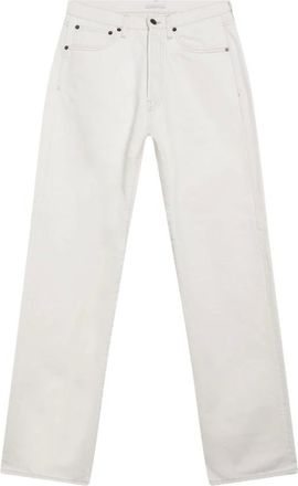 Prada Jeans, Heren, Wit, W34, Straight Jeans