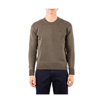 Ralph Lauren Round-neck Knitwear, male, Green, Size: S Maglia