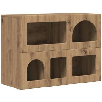 vidaXL Sideboard Artisan Oak 80.5 x 35 x 59 cm Engineered Wood vidaXL