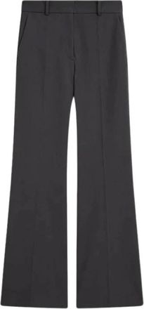 Joseph Gabardine Stretch Tafira Broek - Dames - Wijde Broeken - Grijs - L - Katoen - Broeken