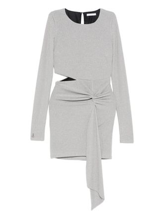 Patrizia Pepe lurex dress - women - Fabric - 0 - Silver