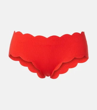 Marysia Swim Spring scalloped bikini bottoms