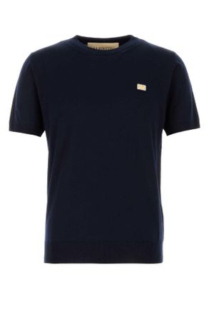 Valentino Garavani Dark Blue Wool Sweater