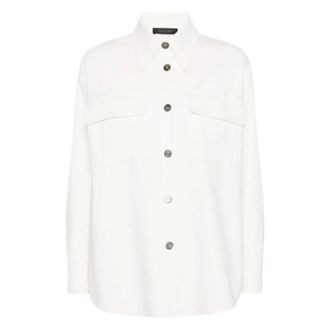 Elena Miro Shirts, female, White, Size: L 011 Camicia