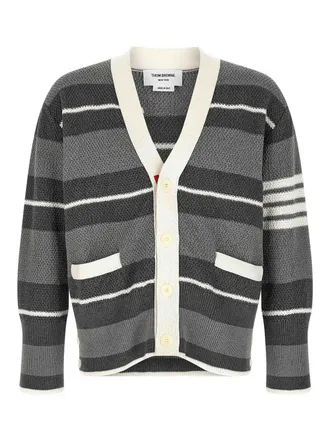 Thom Browne Striped Cardigan