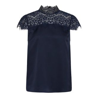 Saint Tropez Blouses & Hemden - Dames - Blouses & Shirts - Blauw - Maat: XS