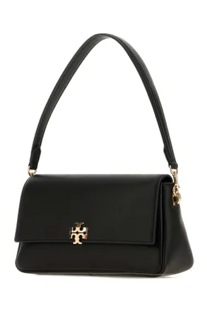 Tory Burch Womens Black Leather Small Charlie Shoulder Bag Borse A Mano