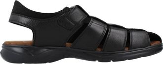 Fluchos Platte Sandalen met Plakkerige Band - Heren - Sandalen - Zwart - 40 EU - Schoenen
