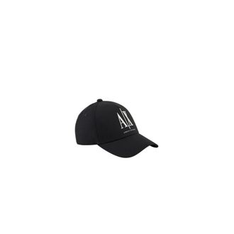 A|X Armani Exchange AX Baseballpet - Heren - Petten - Zwart - ONE Size - Katoen - Accessoires