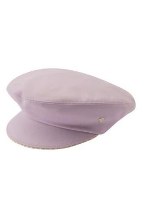 Helen Kaminski Cotton Baker Boy Cap in Lavender/Oat at Nordstrom Rack
