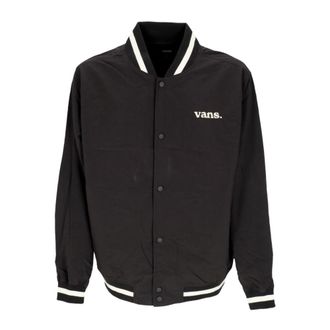 Vans Zwarte Varsity Jack Lichtgewicht Ongevoerd - Heren - Bomber jackets - Zwart - S - Nylon - Jassen