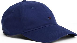 Tommy Hilfiger Baseball Cap TOMMY HILFIGER TH FLAG 85 SOFT 6 PANEL CAP, Damen, blau (preppy navy), Baumwolle, Caps Baseball Cap, mit Logostickerei gr&ouml;ssenverstellbar