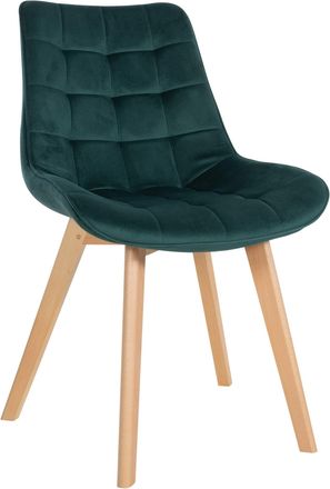 Clp Silla De Comedor Brook En Terciopelo Verde