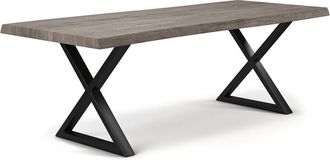 Urbia Brooks 116In X Base Dining Table