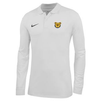 Nike Mens College (North Carolina A&T University) Dri-FIT Long-Sleeve Polo in White | ZM04PYNCAT26-WHT