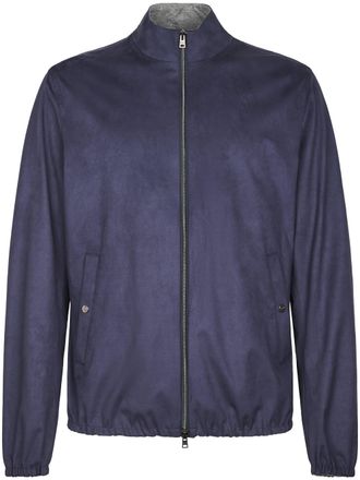 Herno Minimalist Matte Finish Jacket with Stand Collar