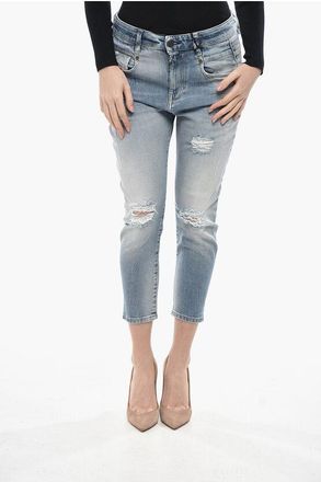 Diesel Boyfriend-Leg Jeans D-FAYZA Vintage Effect 13cm L.30 size 23