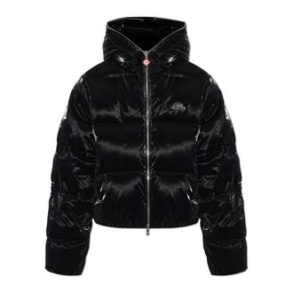 Casablanca Logo Down Jacket - - Jackets - Donna - Nero - XS