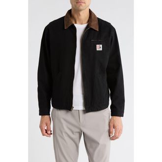 One Of These Days Prairie Cotton Canvas Jacket in Washed Black at Nordstrom, Size Xx-Large