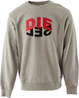 Diesel Sweatshirts - Heren - Sweatshirts - Grijs - XL - Hoodies & sweatvesten