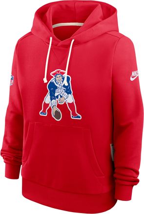 Nike New England Patriots Alt Pack Nike Womens Dri-FIT NFL Pullover Hoodie in Red | 03C365NQ8K-V4T