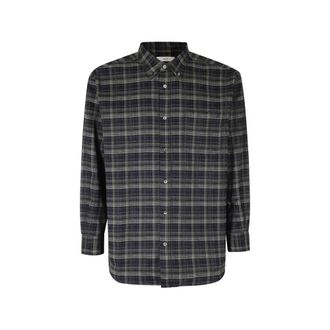Dunst Check-pattern Button-down Shirt